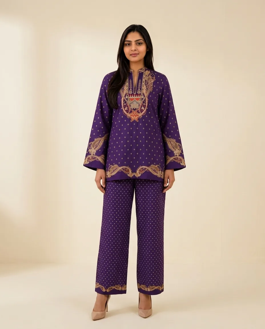 SHYAMANGA Co-ord Set - stitched view 1