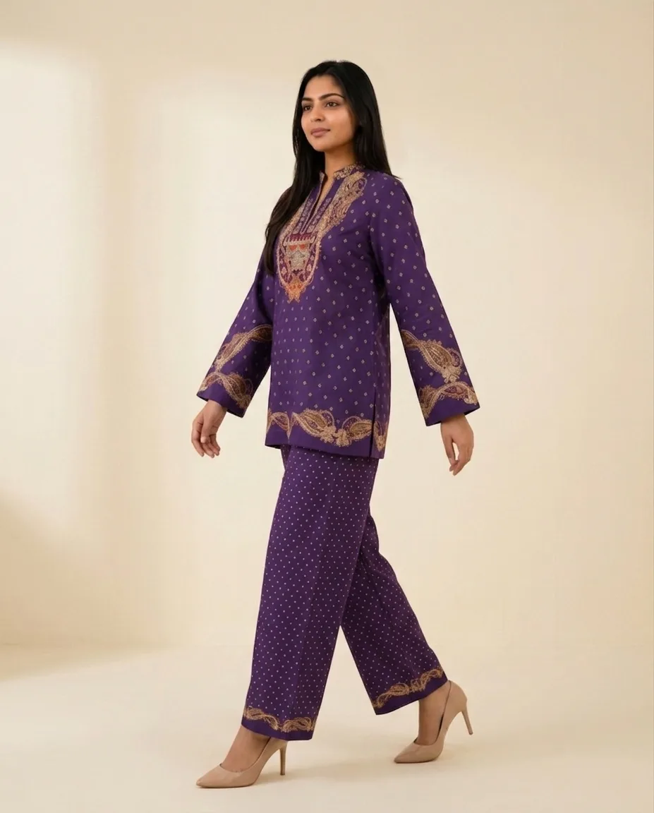 SHYAMANGA Co-ord Set - stitched view 2